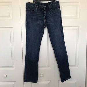 Hollister Men’s 33x32 Dark Wash Button-fly Jeans